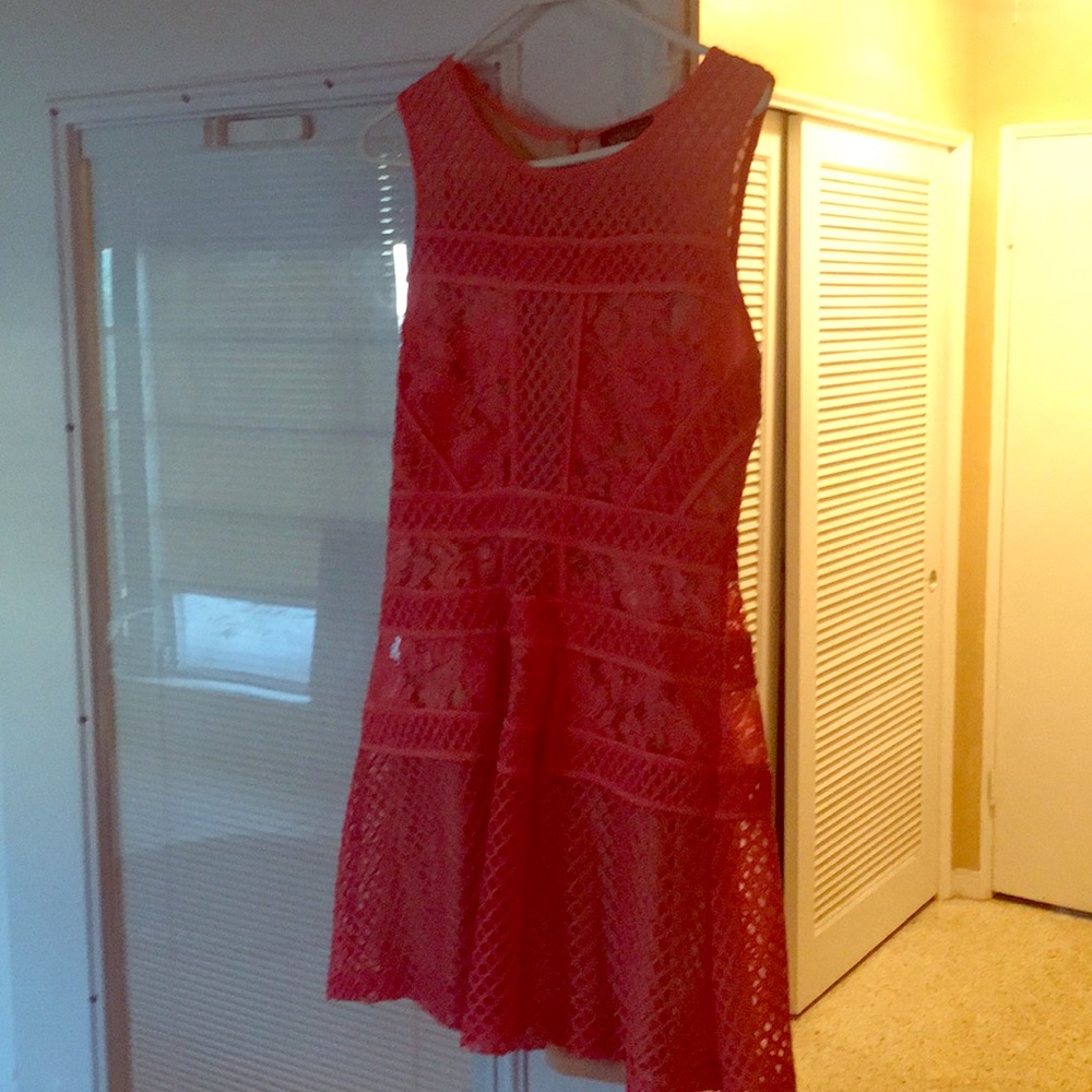 Beautiful coral color sundress